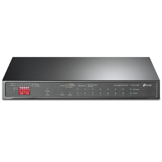 TP-Link 10-Port Gigabit Desktop Switch with 8-Port PoE+ 123W