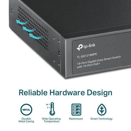 TP-Link 16 Port Gigabit POE Smart Switch