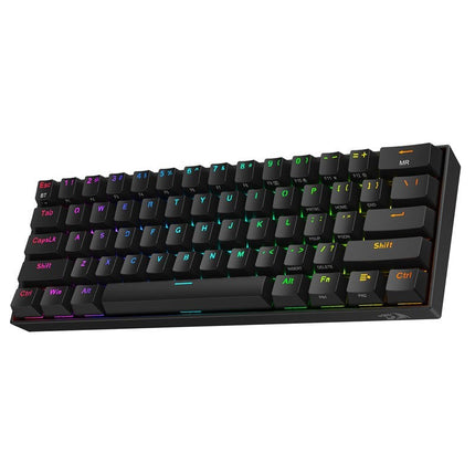 Redragon Draconic K530 PRO 60% Compact Wireless RGB Mechanical Gaming Keyboard (Brown Switch) - Black