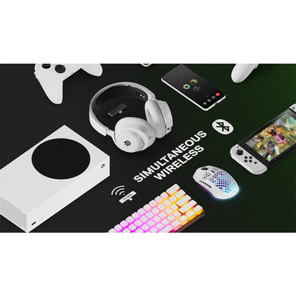 Steelseries Arctis Nova 7X Wireless Multi-Platform Premium Gaming Headset - White