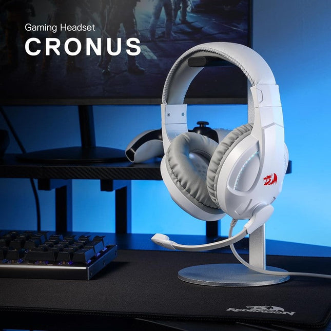 Redragon Cronus wired heaset,white