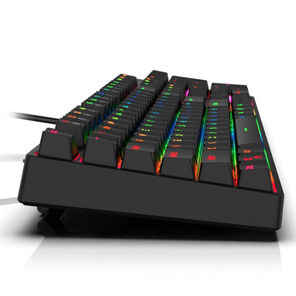 Redragon SURARA K582 RGB Wired Mechanical Gaming Keyboard (Quiet-Red Switches) - Black