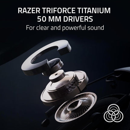 Razer BlackShark V2 HyperSpeed Wireless Ultra-Lightweight Esports Gaming Headset - Black