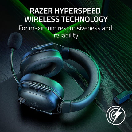Razer BlackShark V2 HyperSpeed Wireless Ultra-Lightweight Esports Gaming Headset - Black