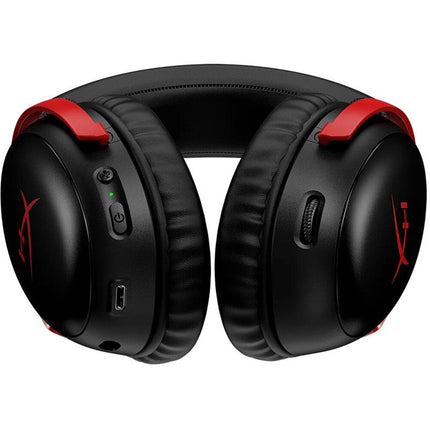 HyperX Cloud III Wireless DTS Headphone:X Spatial Audio Gaming Headset - Black/Red