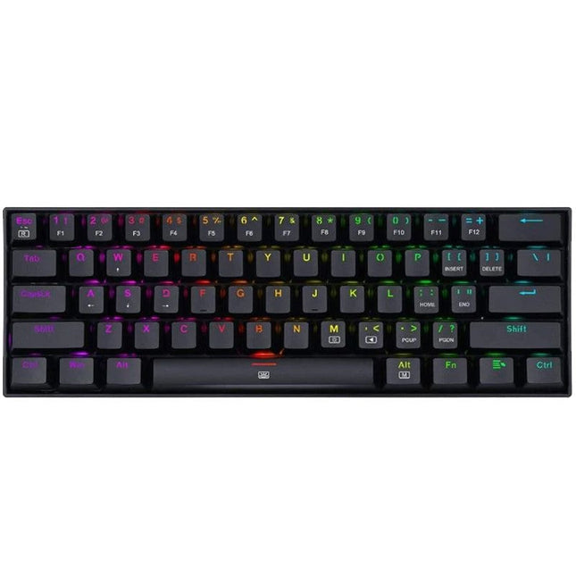 Redragon K630 Dragonborn Wired RGB Mechanical Gaming Keyboard (Red Switch) - Black