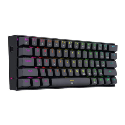 Redragon K630 Dragonborn Wired RGB Mechanical Gaming Keyboard (Red Switch) - Black