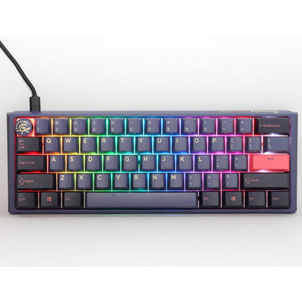 Ducky One 3 Mini Hot-Swap Wired RGB Mechanical Gaming Keyboard Blue Switch (Arabic Layout) - Cosmic Blue