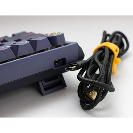Ducky One 3 Mini Hot-Swap Wired RGB Mechanical Gaming Keyboard Blue Switch (Arabic Layout) - Cosmic Blue