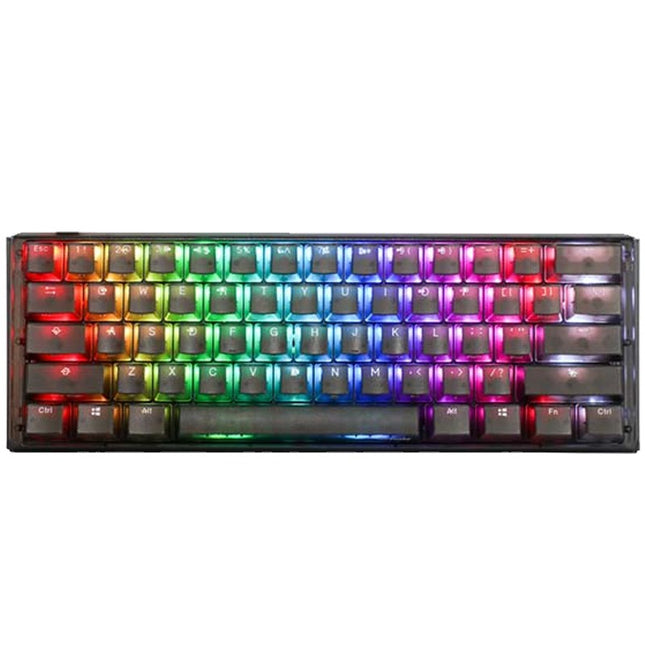 Ducky One 3 Mini Hot-Swap Wired RGB Mechanical Gaming Keyboard Blue Switch (Arabic Layout) - Aura Black