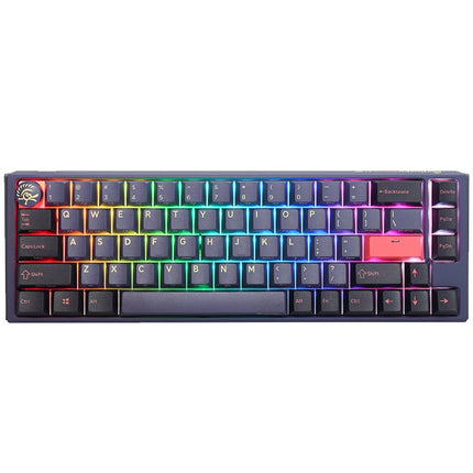 Ducky One 3 SF Hot-Swap Wired RGB Mechanical Gaming Keyboard Blue Switch (Arabic Layout) - Cosmic Blue