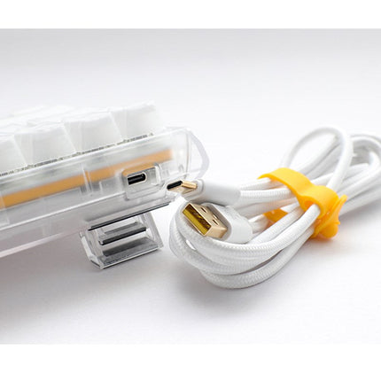 Ducky One 3 SF Hot-Swap Wired RGB Mechanical Gaming Keyboard Red Switch (Arabic Layout) - Aura White