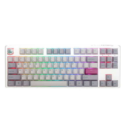 Ducky One 3 TKL Hot-Swap Wired RGB  Mechanical Gaming Keyboard Blue Switch (Arabic Layout) - Mist Grey