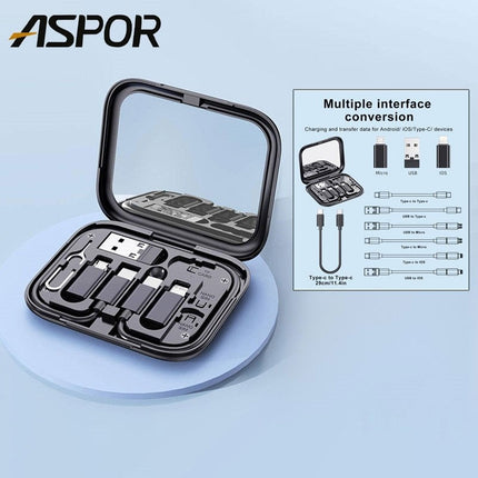 Aspor Multi-Functional Data Cable Box