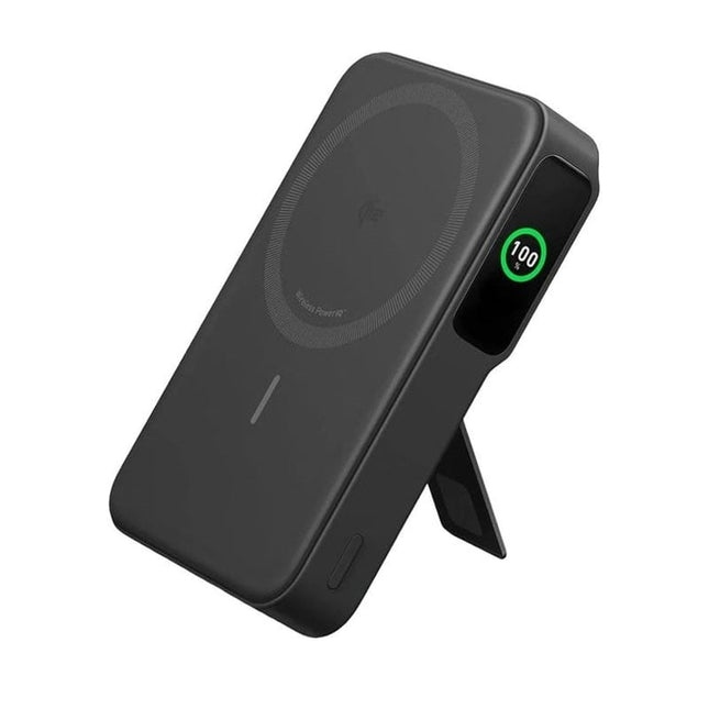 Anker MagGo 10000mAh Power Bank, 15W Ultra-Fast Magnetic Charging with Smart Display - Black