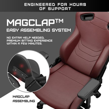 Andaseat Kaiser Frontier Gaming Chair XL - Maroon