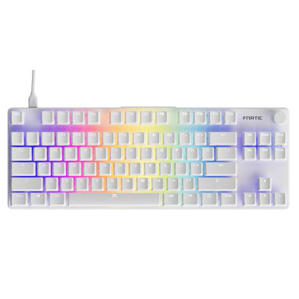 Fnatic STREAK80 LP TKL 80% Wired RGB Mechanical gaming Keyboard - White