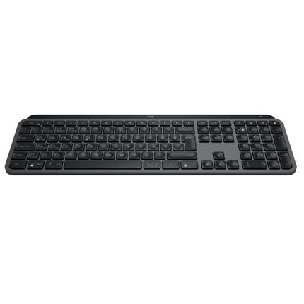 Logitech MX Keys S Wireless Keyboard, Low Profile, Fluid Precise Quiet Typing, Programmable Keys, Backlighting, Bluetooth, USB-C, for Windows PC, Linux, Chrome, Mac - Graphite