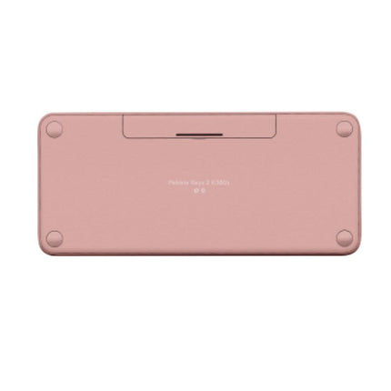 Logitech PEBBLE KEYS 2 K380S Slim, Minimalist Bluetooth Keyboard with Customizable Keys - Tonal Rose