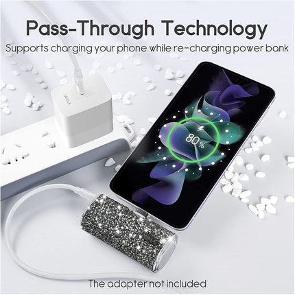 iWalk USB C Portable Charger, 4500mAh Ultra-Compact Small Power Bank
