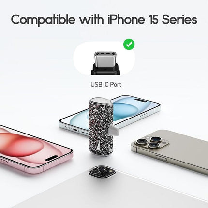 iWalk USB C Portable Charger, 4500mAh Ultra-Compact Small Power Bank