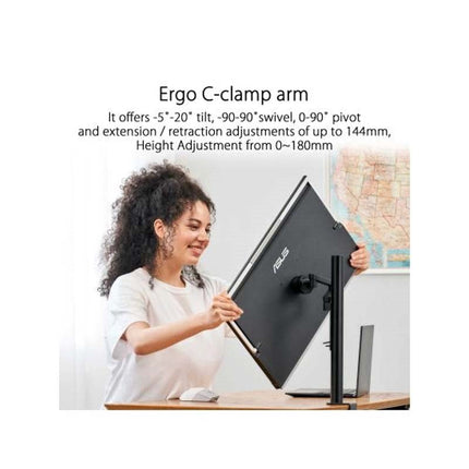 ASUS ZenScreen 24” 1080p Portable USB Monitor (MB249C) - FHD, IPS, Type-C, 3-Year Warranty