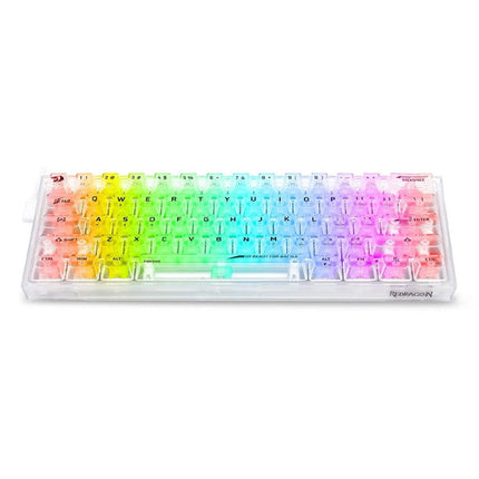 Redragon Fizz K617CT 60% Wired RGB Mechanical Gaming Keyboard - White Transparent