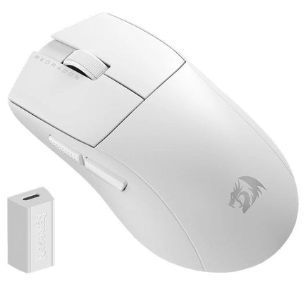 Redragon M916 K1NG PRO Wireless/Wired 4K Hz Ultra-Light Gaming Mouse - White
