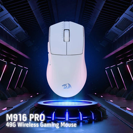 Redragon M916 K1NG PRO Wireless/Wired 4K Hz Ultra-Light Gaming Mouse - White