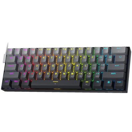 Redragon Fizz K617GGB 60% Wired RGB Mechanical Gaming Keyboard with 8K Magnetic Switch - Black