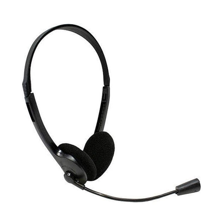 Hing Internet Talk Wired Headset With Microphone - Black