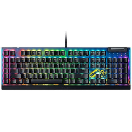 Razer BlackWidow V4 X Wired Mechanical Gaming Keyboard with Razer Chroma RGB (Yellow Switch) - Fortnite Edition (US Layout)