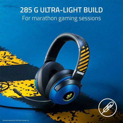 Razer Kraken V3 X Wired USB RGB Gaming Headset for PC and PS4 - Fortnite Edition