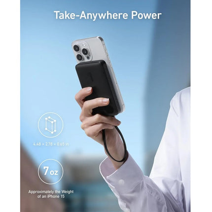 Anker Power Bank 10K, 22.5W, Black