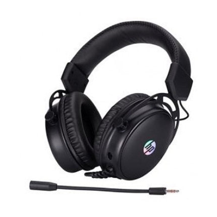 HP LED Backlight Multimedia Controls Wired Headset - Black