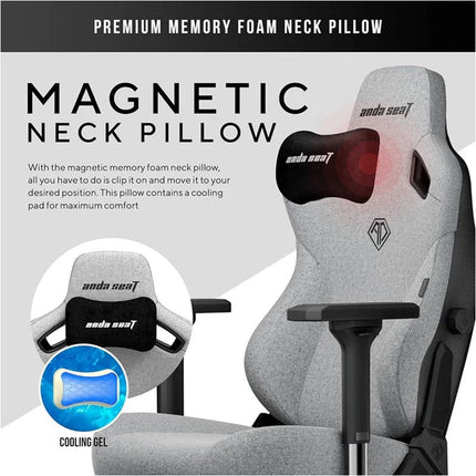 Anda Seat Kaiser Large Premium Ergonomic Gaming/Office Chair - Grey