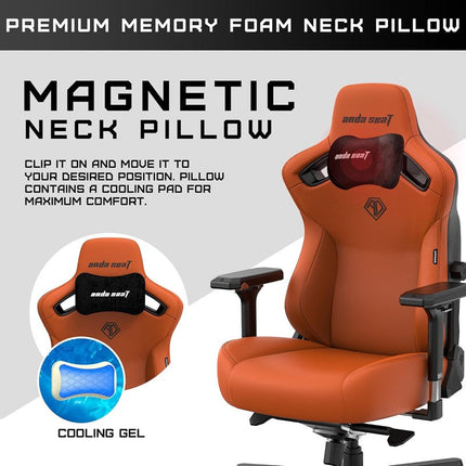 Anda Seat Kaiser Large Premium Ergonomic Gaming/Office Chair - Blaze Orange