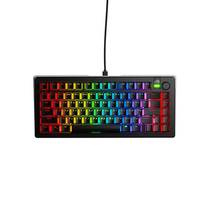 Glorious GMMK 3 75% Prebuilt Wired Mechanical Gaming Keyboard - Black (Arabic Layout)