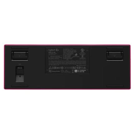 Logitech G PRO X 60 LIGHTSPEED Wireless RGB Mechanical Gaming Keyboard, Optical Tactile Switch - Magenta (US Layout)