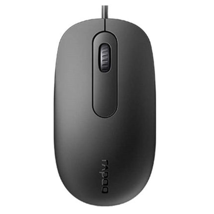Rapoo N200 Wired Optical Mouse - Black