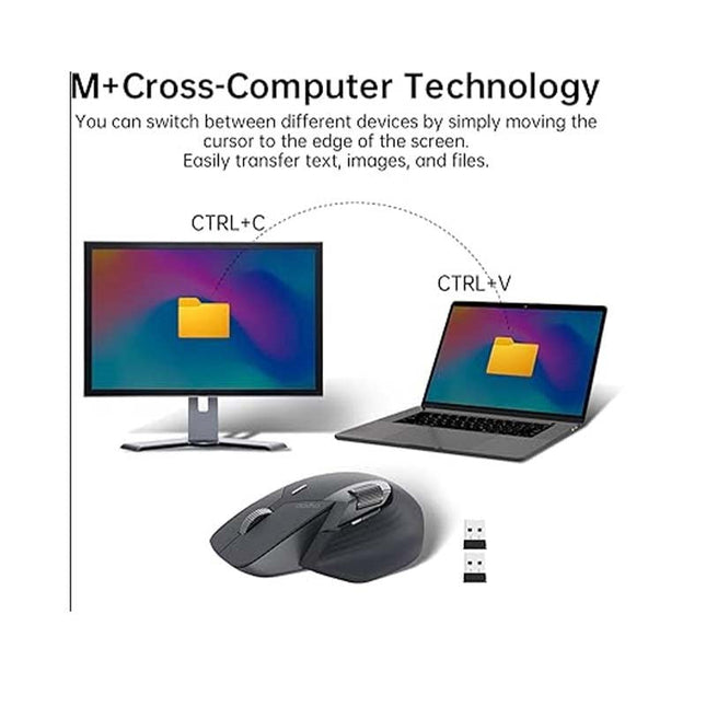 Rapoo MT760L Multi-mode Wireless Mouse - Light Black