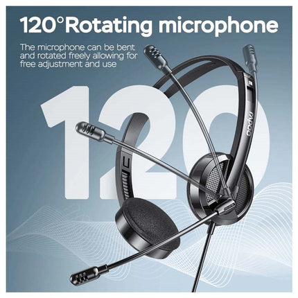 Rapoo H101 Wired Stereo Headset - Black