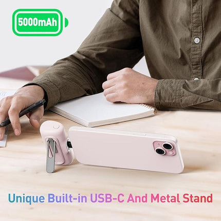 iWalk Portable Charger for iPhone 15 iPhone 16 Series, 20W PD Fast Charging USB-C Power Bank