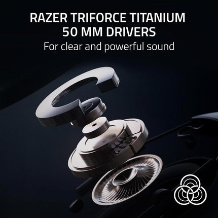 Razer BlackShark V2 HyperSpeed Wireless Ultra-Lightweight Esports Gaming Headset - Black