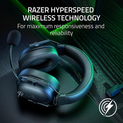 Razer BlackShark V2 HyperSpeed Wireless Ultra-Lightweight Esports Gaming Headset - Black