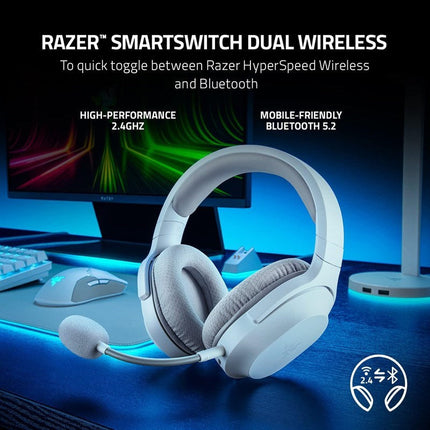 Razer Barracuda X Wireless Multi-platform Gaming Headset for PC, PS4/PS5, Switch and Mobile - Mercury