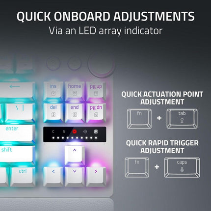Razer Huntsman V3 Pro Tenkeyless Wired RGB Analog Optical Esports Gaming Keyboard (US Layout)