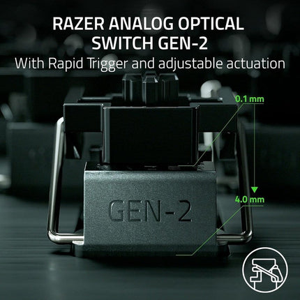 Razer Huntsman V3 Pro Tenkeyless Wired RGB Analog Optical Esports Gaming Keyboard (US Layout)