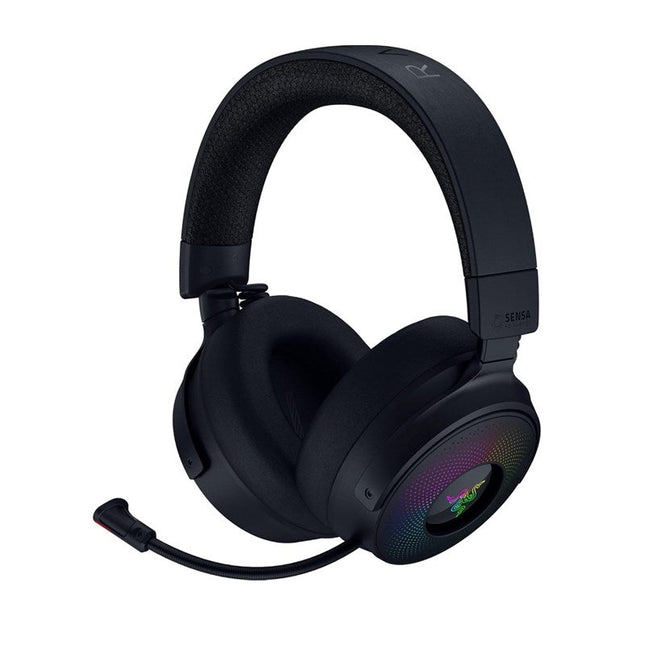 Razer Kraken V4 Pro Wireless Gaming Headset with OLED Control Hub for PC, PS5, Switch, Mobile - Black