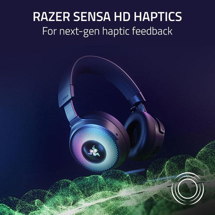 Razer Kraken V4 Pro Wireless Gaming Headset with OLED Control Hub for PC, PS5, Switch, Mobile - Black